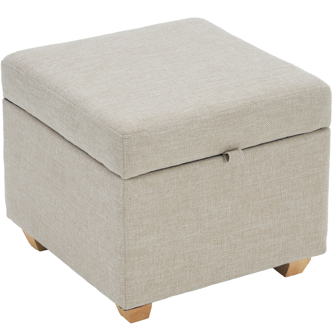 Linen Storage Ottoman Square, Grey C2 — 45D x 45W x 40H cm (CT8F) - Image 3