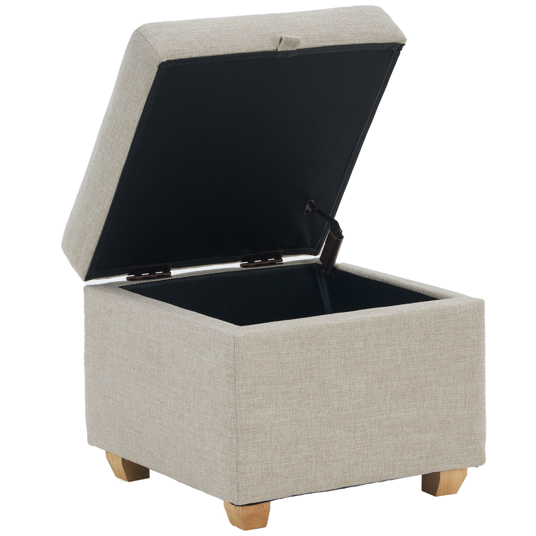 Linen Storage Ottoman Square, Grey C2 — 45D x 45W x 40H cm (CT8F) - Image 4