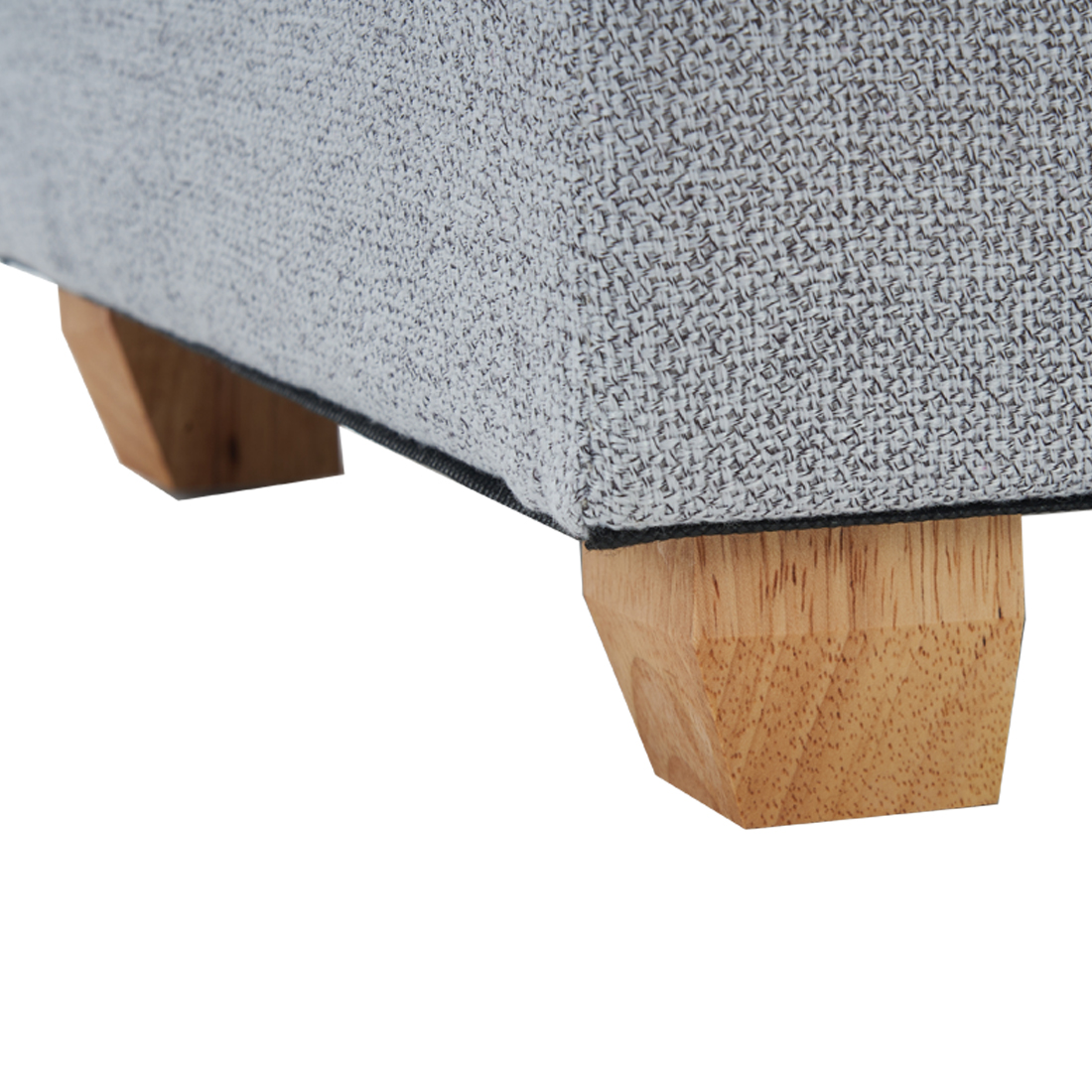 Linen Storage Ottoman Square, Grey C2 — 45D x 45W x 40H cm (2RTF) - Image 4