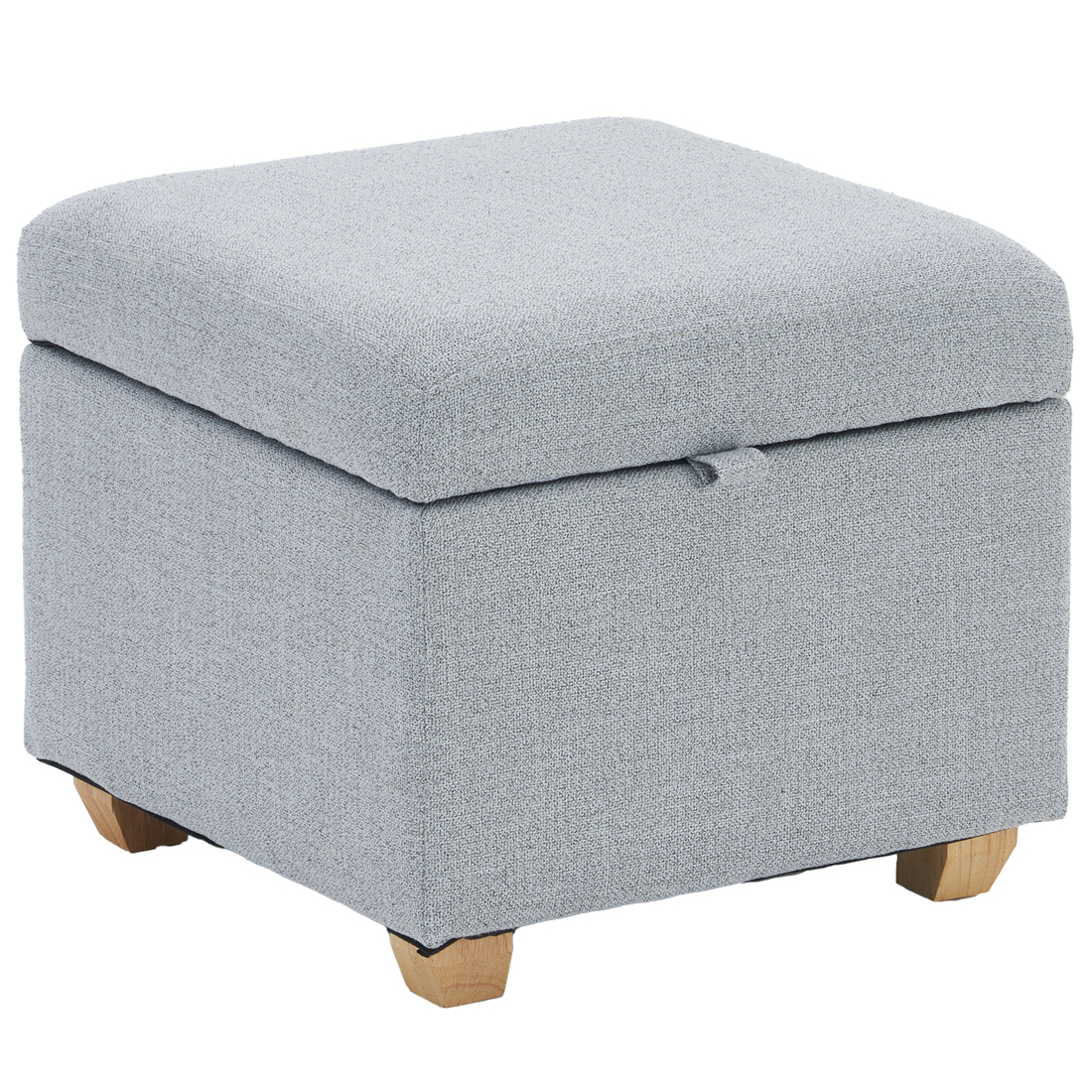 Linen Storage Ottoman Square, Grey C2 — 45D x 45W x 40H cm (3TQ2)