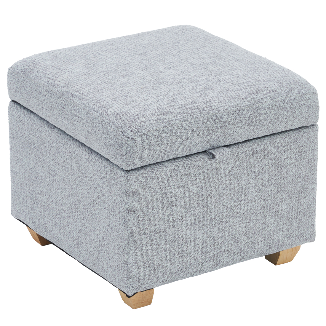 Linen Storage Ottoman Square, Grey C2 — 45D x 45W x 40H cm (3TQ2) - Image 3