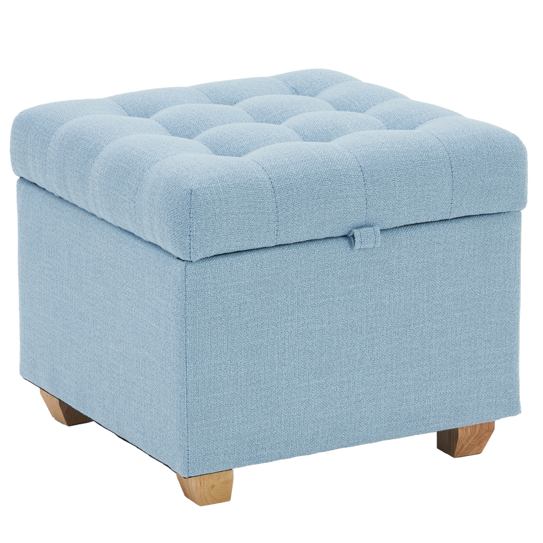 Linen Storage Ottoman Square, Grey C2 — 45D x 45W x 40H cm (NB5V)