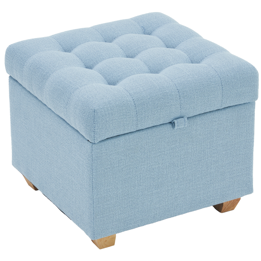 Linen Storage Ottoman Square, Grey C2 — 45D x 45W x 40H cm (NB5V) - Image 3